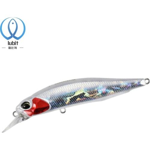 Lubit Realis Rozante 77mm 8.4g Hard Minnow Bait with 2 Hooks Minnow Artificial Fishing Lure Hot Model Professional jerkbaits