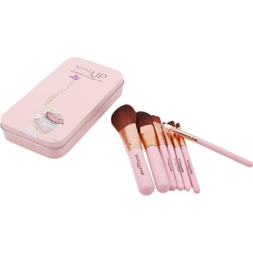 Pro Pink Purple Cosmetic Make Up Tools Set Cute Soft Fiber Foundation Eyeshadow Powder Cream Base Brush Maquiagem Makeup Brushes