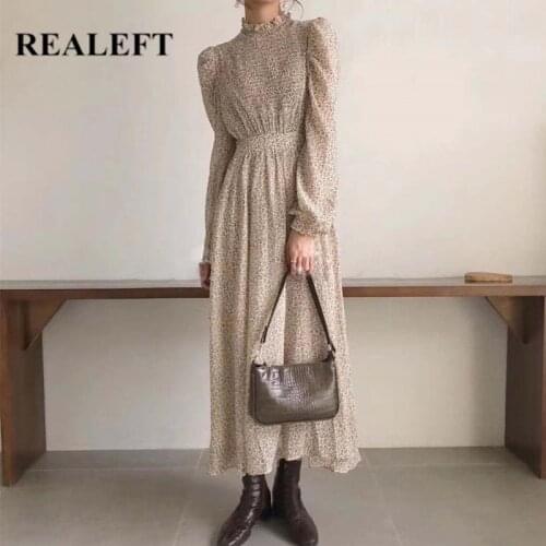 REALEFT Floral Summer Dresses