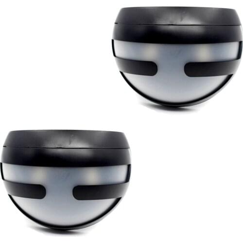 SANHOOII 2/4/6pcs Plastic Semicircle LED Solar Outdoor Lights IP44 Waterproof Solar Lamp Garden Path Fence Wall Shop Light