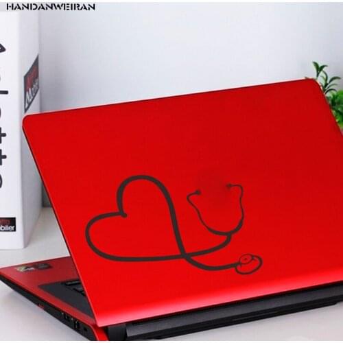 Heart Stethoscope Doctor and nurse Notebook Sticker Casual sticker Removable PVC sticker