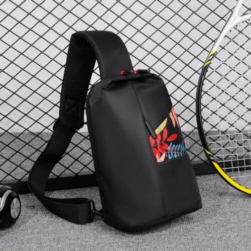 Men Fashion Multifunction Shoulder Bag Crossbody Bag On Shoulder Travel Sling Bag Pack Messenger Pack Chest Bag For Male