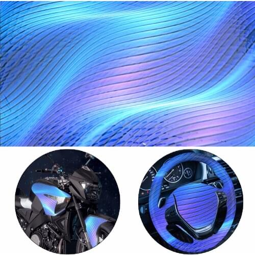 Liquefy Blue Hydrographic Water Transfer Film 50x100cm PVA Hydrographic Water Transfer Film for Motorbike Helmet Decor