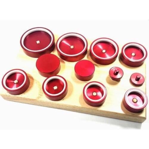 New 12pcs Bezel Dies Watch Back Case Pressing Mold Pressure Tool Set Watch Repair Tools