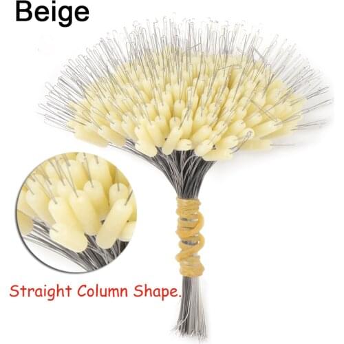 300 beige Space Bean Fishing Bobber 0.8/1.5/2.5# Profession Anti-Strand Resistance Silicone Connector Stopper Fishing Accessory