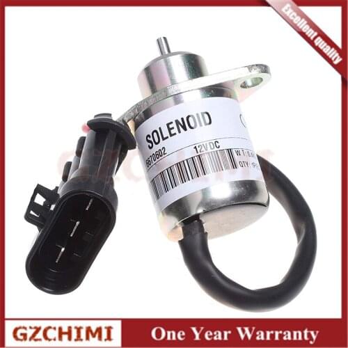 463-553-S70-S100 6670602 Parts Shutoff Solenoid New Fuel Shut Off Solenoid Valve for Bobcat 463 553 S70 S100 12V in stock
