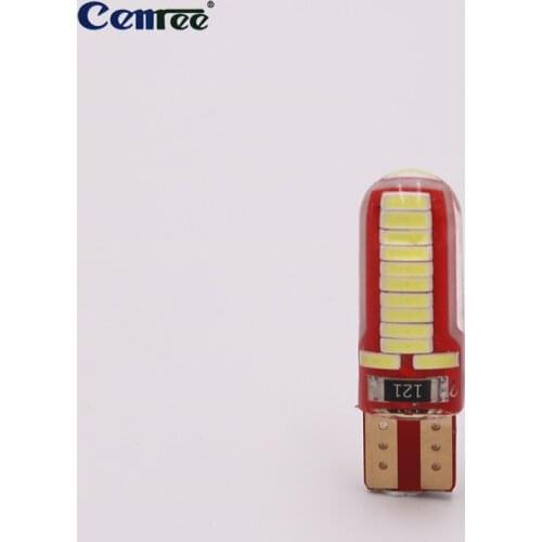 CENREE LED Bulb Light 1W 24*4014 SMD Equivalent Silicone Coated Shatterproof 200 Lumens DC 12V