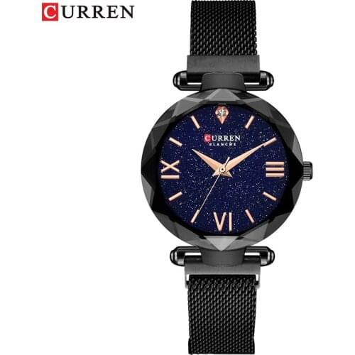 New 2019 CURREN Luxury Women Watches Ladies Magnetic Starry Sky Clock Fashion Diamond Female Quartz Wristwatch relogio feminino