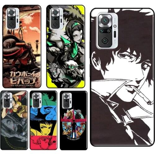 Anime Cowboy Bebop Case For Xiaomi Redmi Note 10 Pro 7 8 9 Pro Note 9S 8T Cover For Redmi 9 9A 9C 9T 7A 8A