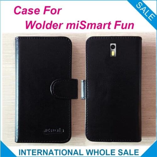MiSmart Fun Case Factory price,6 Colors High Quality Flip Leather Exclusive Cover For Wolder miSmart Fun tracking number