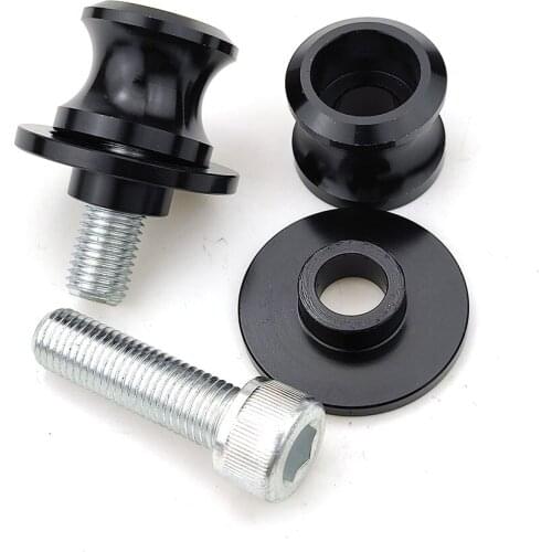 For KAWASAKI Z250 Z300 Z750 Z1000 NINJA250R NINJA300 NINJA 250 Motorcycle CNC Aluminum Swingarm Spools Slider Stand Screws M10