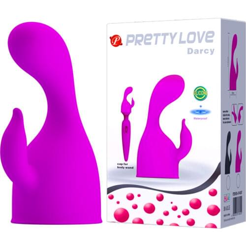 Pretty Love G-spot Clitoris Stimulation Caps AV Vibrator Caps Magic Wand Massager Sleeves AV Rod Accessories Sex Toys for Woman