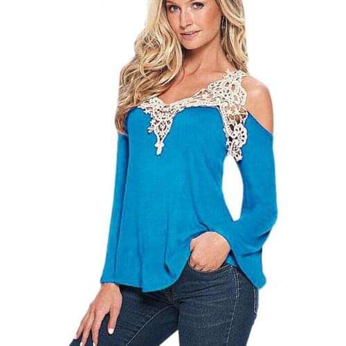 LUOYIYANG Women's Blue Shirts