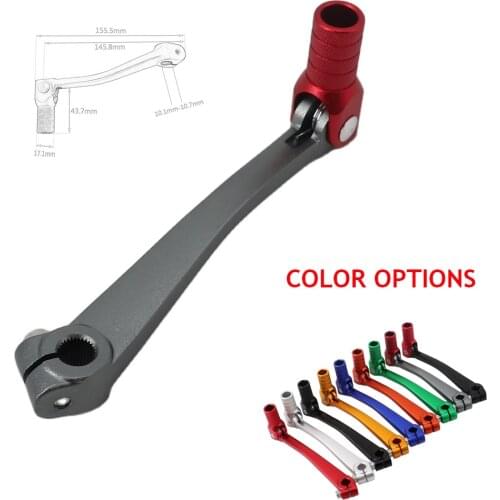 Motorcycle CNC Aluminum Folding Gear Shift Lever FOR Kayo Apollo Bosuer 110/125/140/150/160/250cc Dirt Bike Pit Bikes