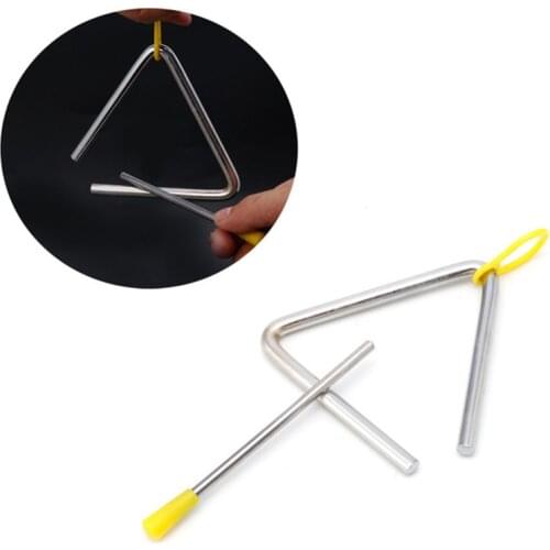 Children Toy Musical Instrument Rhythm Band triangled Educational Preschool Percussion 4/5/6/7/8/ inch