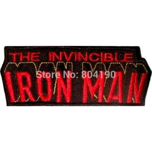 Comic The Invinsible Embroidered Uniform Movie Iron On Patch Custome TRANSFER MOTIF APPLIQUE