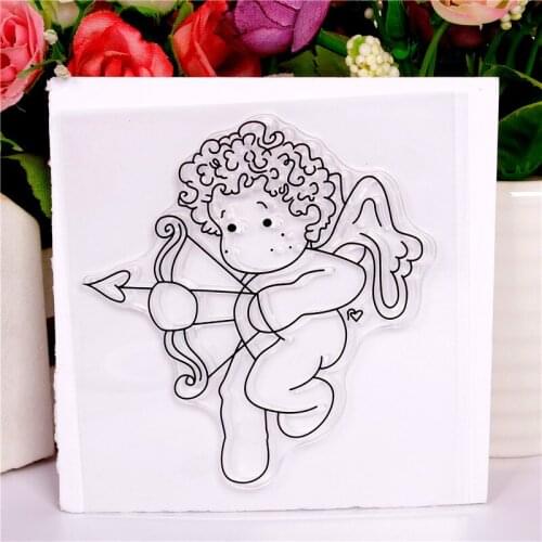 New girl cartoon pattern Stamp And metal die Scrapbooking Alphabet Stamp Embossing Craft making Silicone Transparent Stamps
