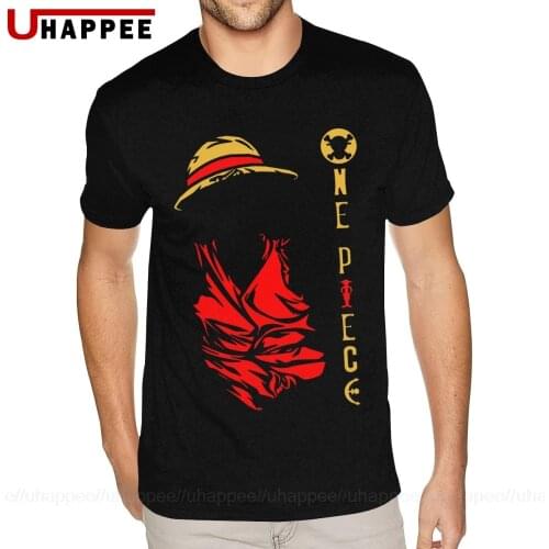 Custom Luffy One Piece T-Shirts for Men 5XL Short Sleeved 100 Cotton O Neck T Shirt
