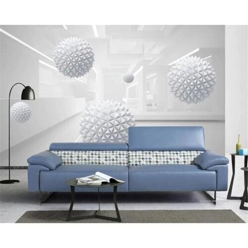 Custom wallpaper abstract three-dimensional space ball 3d background wall mural home decoration living room bedroom 3d wallpaper