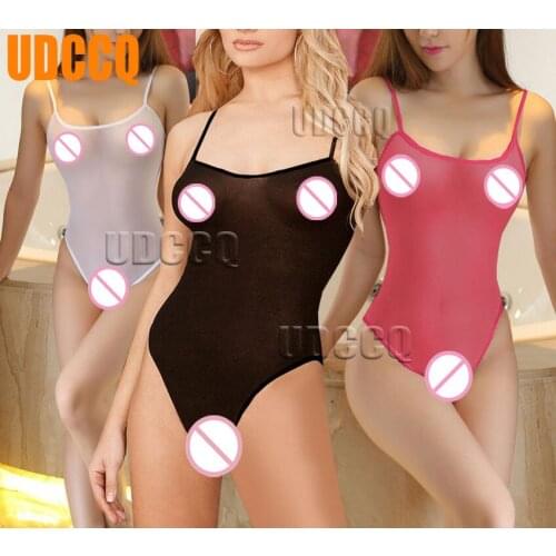 Sexy Lace Translucent Sleeveless Babydoll Underwear Dresses Nightgown Lingerie Sheer Sleepwear Chemise backless jumpsuit