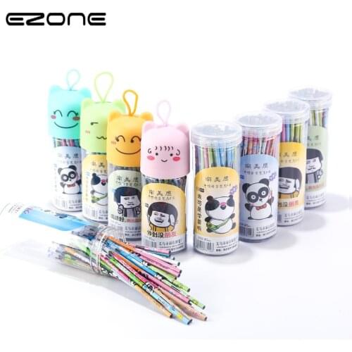 EZONE 40PCS 0.5mm Gel Pen Refill Black Blue Universal Full Syringe Refill Student Exams Office Signatures School Stationery