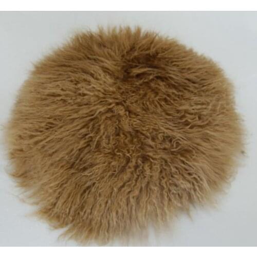 Curly Wool Felted Blanket for Newborn Photography props Baby Photo Basket Stuffer Layer Fabric