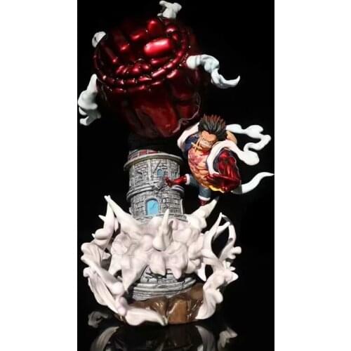 Japan Anime One Piece GK Gear fourth Monkey D Luffy PVC Figure Figurine 28cm Toy Model Statue