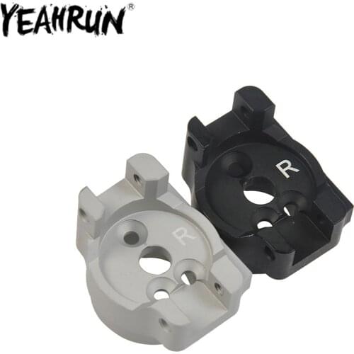 YEAHRUN 2PCS Rear Portal Drive Axle C Hub Kit Base C Cup Knuckle Arm Mounts for Traxxas TRX-4 TRX4 RC Crawler Car Parts