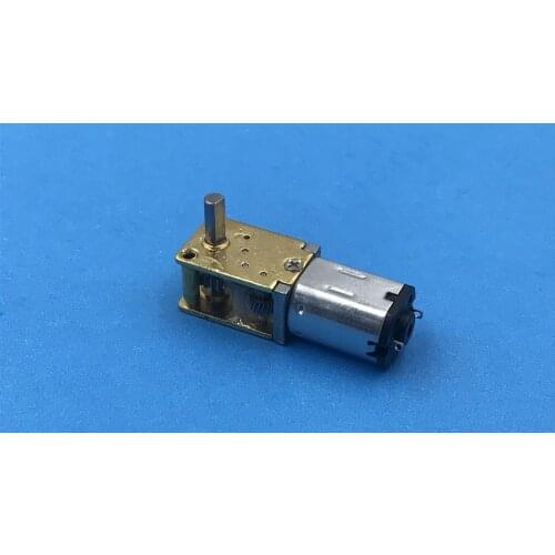 1218GE-N20 Right angle shaft Supermicro Turbine worm N20 gear DC motor Torque deceleration small 1:236 Display rack Door Lock