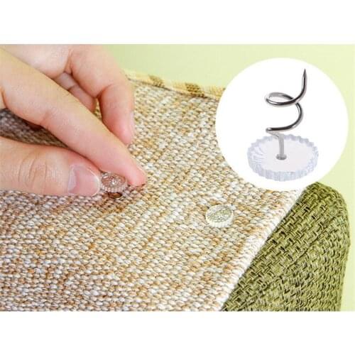 20pcs/Box Pins & Pincushions Sofa Rotates and Fixes Twisted Nails with Fixed Quilt Sofa Bed Sheets Anti-slip Buckle