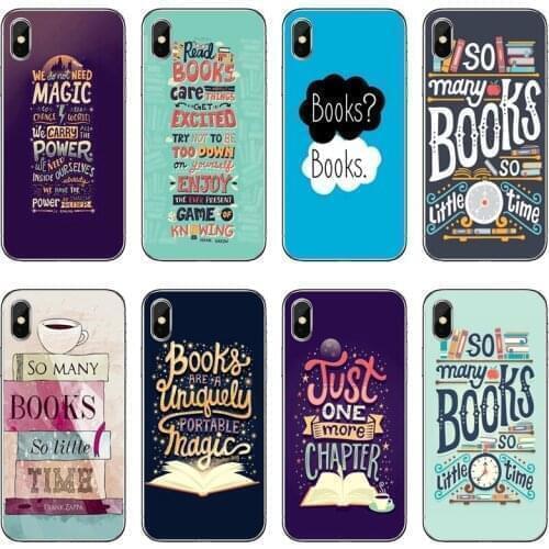 Accessories Phone Case books Library Bookshelf Quotes For iPhone 12 11 Pro Max Mini XS Max XR X 8 7 Plus 6 6S Plus 5 5S SE 2020