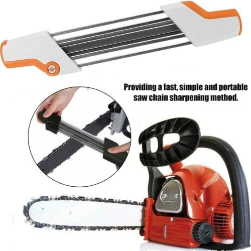 2 IN 1 Metal Easy Chainsaw Chain File Sharpener 4.8mm