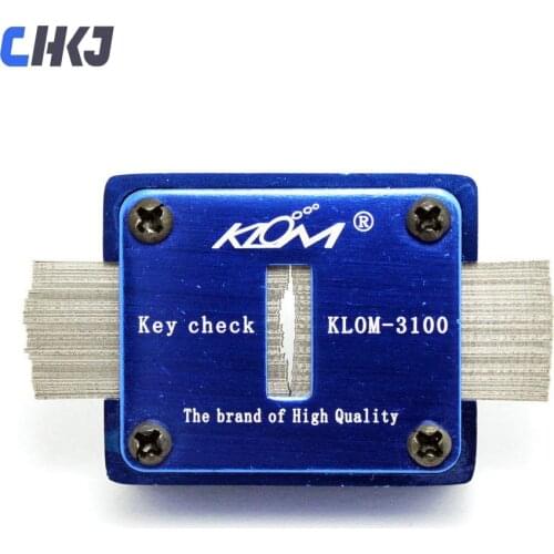 CHKJ Genuine KLOM Key Check Locksmith Tools Blank Key Slot Checker KLOM-3100 Good quality