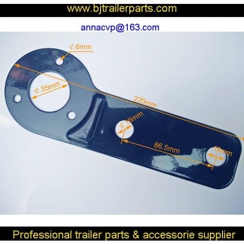 Trailer sockets holder for 7/13 Pin socket, trailer socket metal mounting plate, trailer plug socket parts