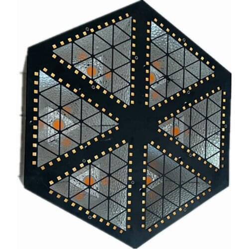 Dj light 6pcsx10 RGB led Triangle lights stage lighting equipment professional beam wash light