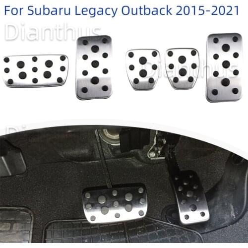 For Subaru Legacy Outback 2014-2021 Car Accelerator Gas Brake Foot Pedal Cover Pad AT MT Pedals 2020 2019 2018 2017 2016
