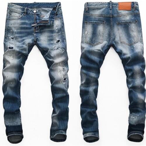 MCLAOSI Men Skinny Jeans