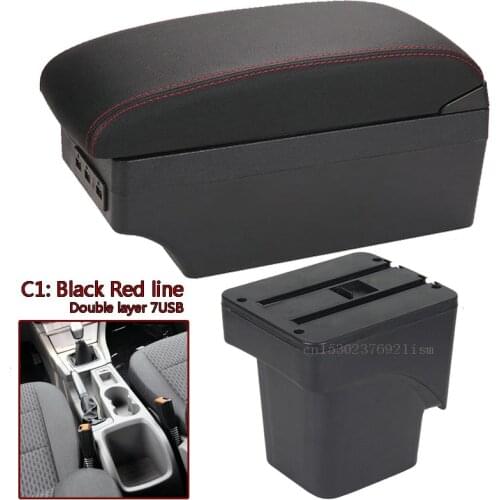 For Ford Focus 2 mk2 armrest box car accessories Ford Focus 2 Car Armrest box nterior Retrofit parts Center Storage box USB