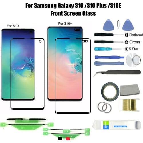 Replacement Front Glass Screen Tool Kits for Samsung Galaxy S10/S10 Plus/S10e