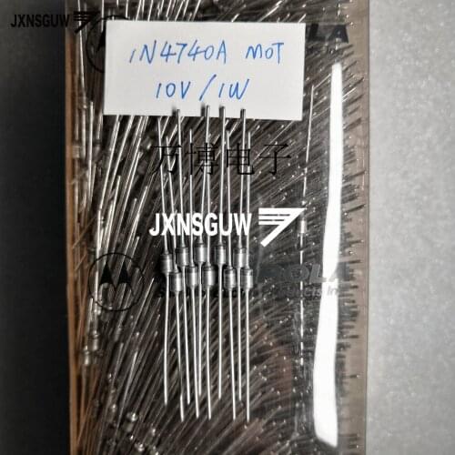 20PCS Original MOT Zener diode 1N4740 1N4740A DO-41 10V/1W Diode 4740