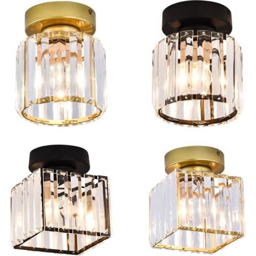 Corridor Lamp Porch Light Modern Minimalist Luxury Small Ceiling Lamp Creative Crystal Lamp Personality Balcony Lighting