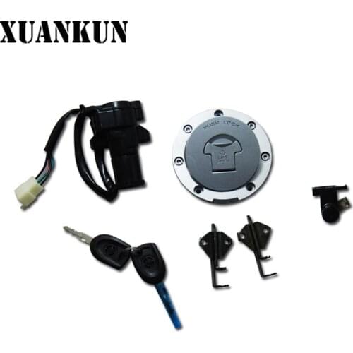 XUANKUN Motorcycle Fittings 650NK Lock Assembly Fuel Tank Lock Electric Door Lock Ignition Lock Sleeve Lock CFMOTO