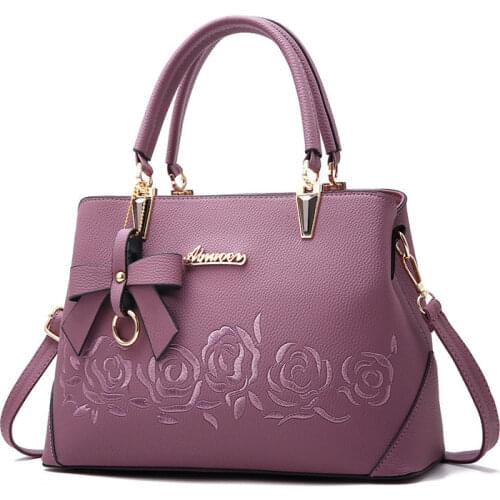High Quality Women Bag Vintage Handbag 2020 New Casual Tote Fashion Women Messenger Bag Shoulder Top-Handle Purse Wallet Leather
