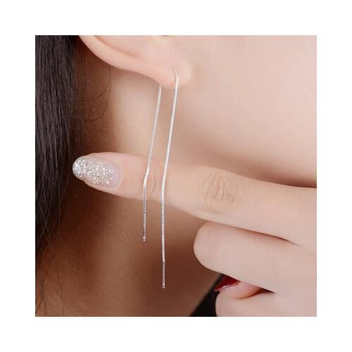 2020 Earring New Arrivals Hottest Fashion Multilayer Copper Chain Tassel Long Statement Drop Earrings For Women Jewelry