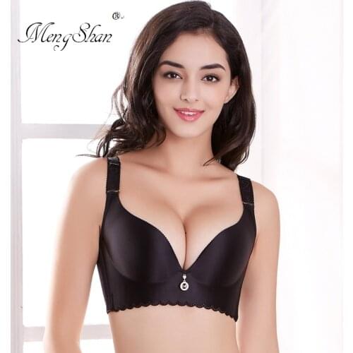 ABCDEF cup Smooth oversize bra plus size women Fattening and fattening mm Slim sexy bra with steel bra big size bra push up 120F