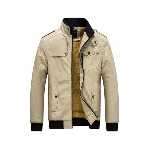 Winter Mens Bomber Jackets Casual Male Fleece Thick Warm Windbreaker Coats Mens Outwear Army Military Jackets Clothing