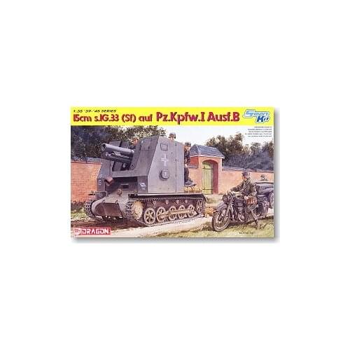 1/35 scale model Dragon 6259 15cm s.IG.33 (Sf) auf Pz.Kpfw.I Ausf.B (DS track)