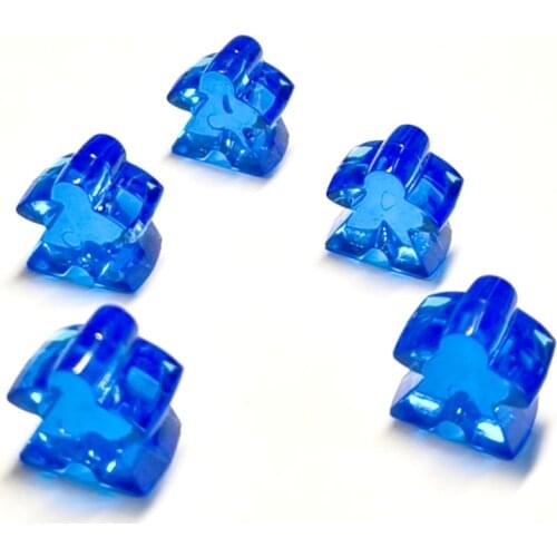 20PCS Meeples Board Game Plastic Pawns Chess Game Pieces For Board Game Card Game And Other Games Accessories