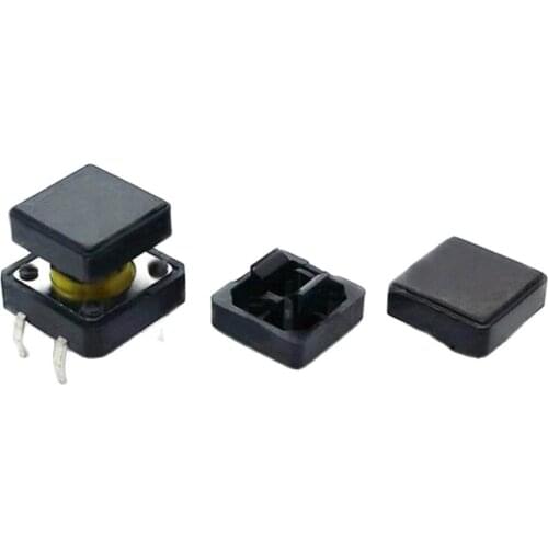200pcs 10*10*3mm push button switch cap square button cap for 12*12mm square tactile switches