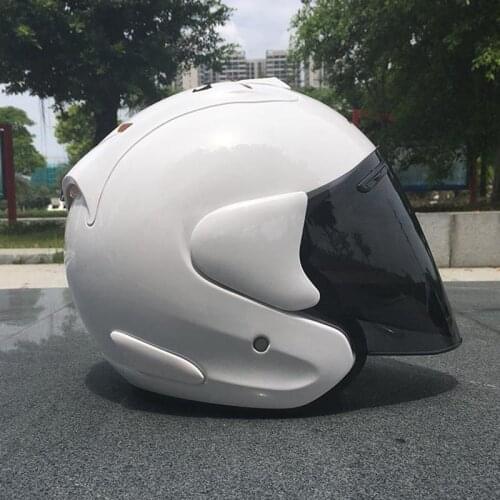 3/4 Helmet Half Black Half Open Face Motorcycle Helmet Half Black Helmet Open Face Helmet Casque Motocross Helmet